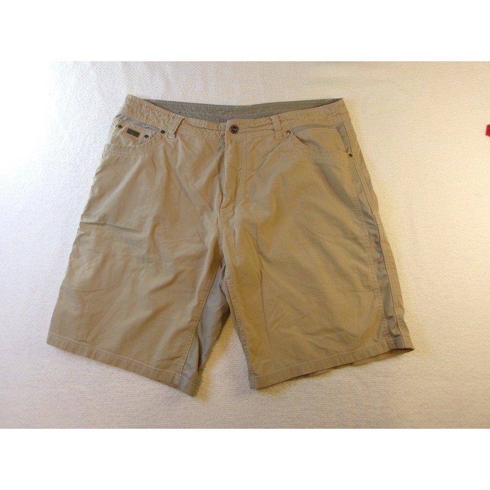 KUHL Renegade Shorts Mens 40‎ Khaki Tan Hiking Cargo Outdoor Quick Dry Stretch